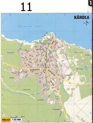 Кярдла карта 2011 г.