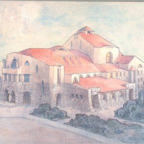 Первоначальный проект Ревельского немецкого театра. 1907 год