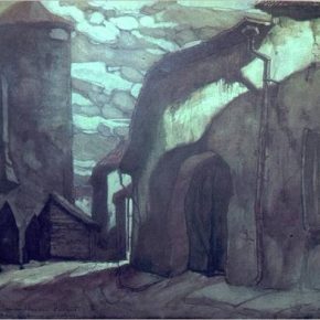 Н. Рерих. "Средневековый Ревель". 1903 год