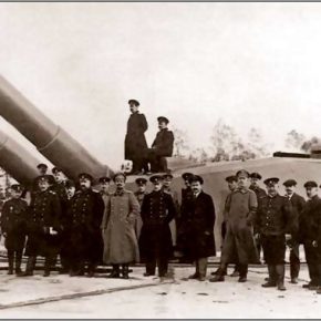 Башенная батарея №15 Морской крепости Петра Великого на острове Вульф (ныне Aegna). 1916 год.