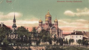 Собор Александра Невского, примерно 120 лет назад. Ревель.