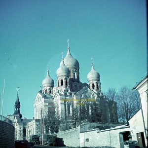 Таким был собор Александра Невского в сороковых. Таллин.