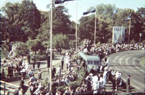Стадион в районе Кадриорг. Вторые эстонские игры. 1939 год. Таллин