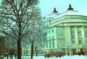 Театр "Эстония". Снежность 1939 года. 