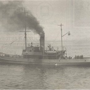 «Лайне» — старейший корабль ВМФ Эстонии. Довоенное фото.