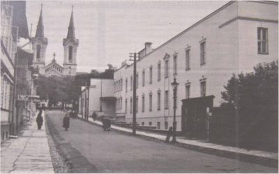 Здание Немецкой реальной школы непосредственно после постройки.